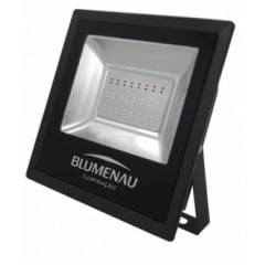 Refletor LED Slim 50W Luz Decorativa RGB com Controle- Bivolt - BLUMENAU 